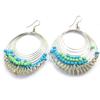 Les Trésors De Lily [M5626] - Blue Green 'Calcutta' Earrings