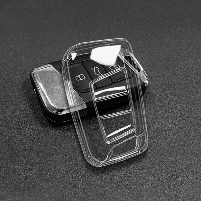 Volkswagen Passat CC Magotan Etui na Kluczyk Przezroczysta Klamra Model 2023 Touareg Pokrowiec na Obudowę dla Mężczyzn i Kobiet