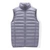 Gilet casual da uomo autunnale, giacca leggera senza maniche, con cerniera intera, gilet outerwear, gilet imbottito da esterno con tasche