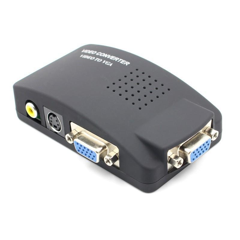 AV to VGA/BNC Video Converter - RCA to Monitor Adapter
