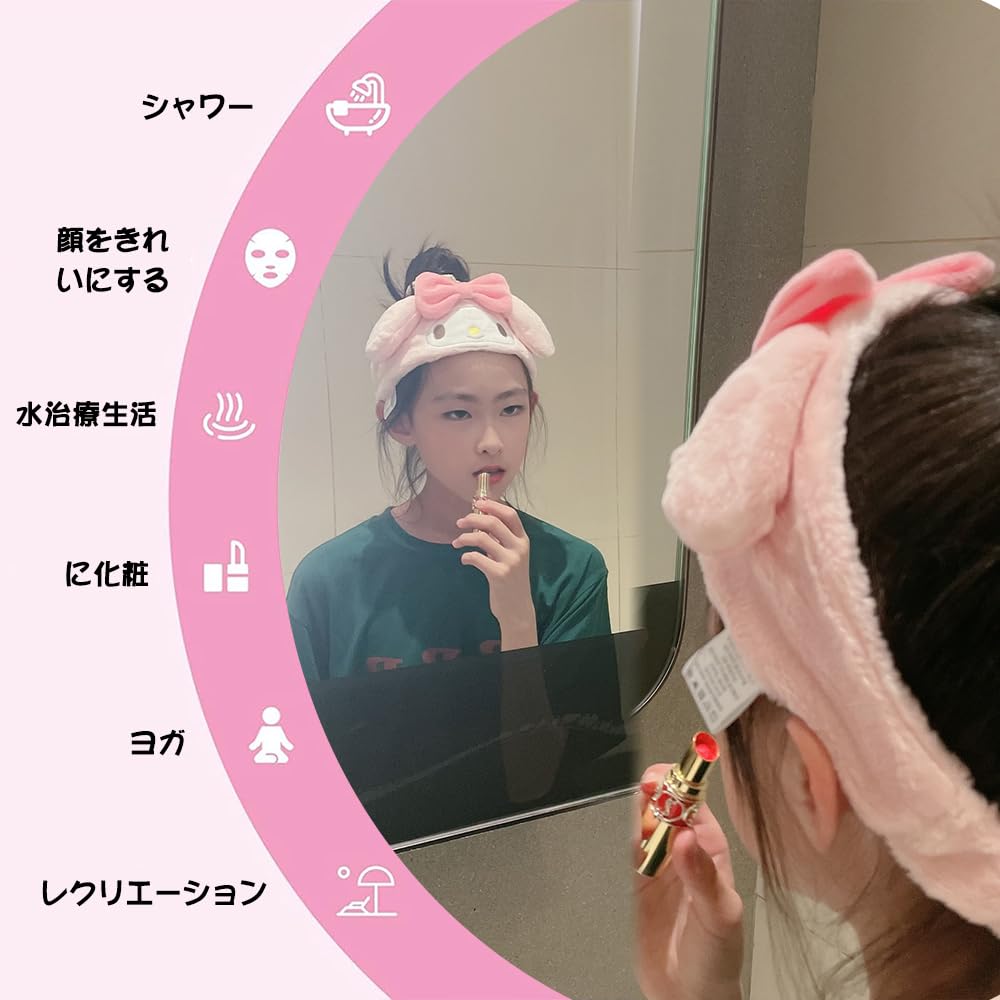 Cinnamoroll Hair Sanrio Hairband for Washing Your and Easy To Perfect for and A Great Gift for Birthdays and Other Unisex Turban, Face, Wide,