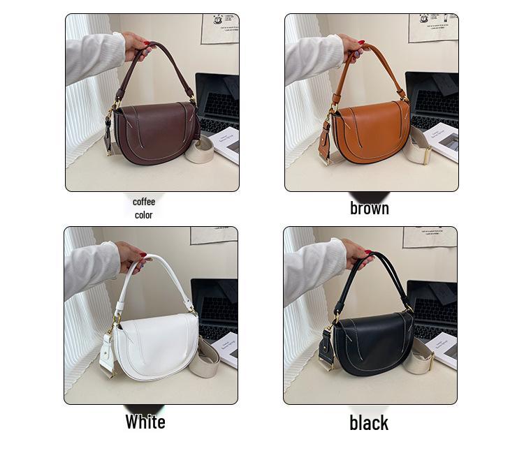 2025 Women's High-End Fashion Crossbody Tote Saddle Bag