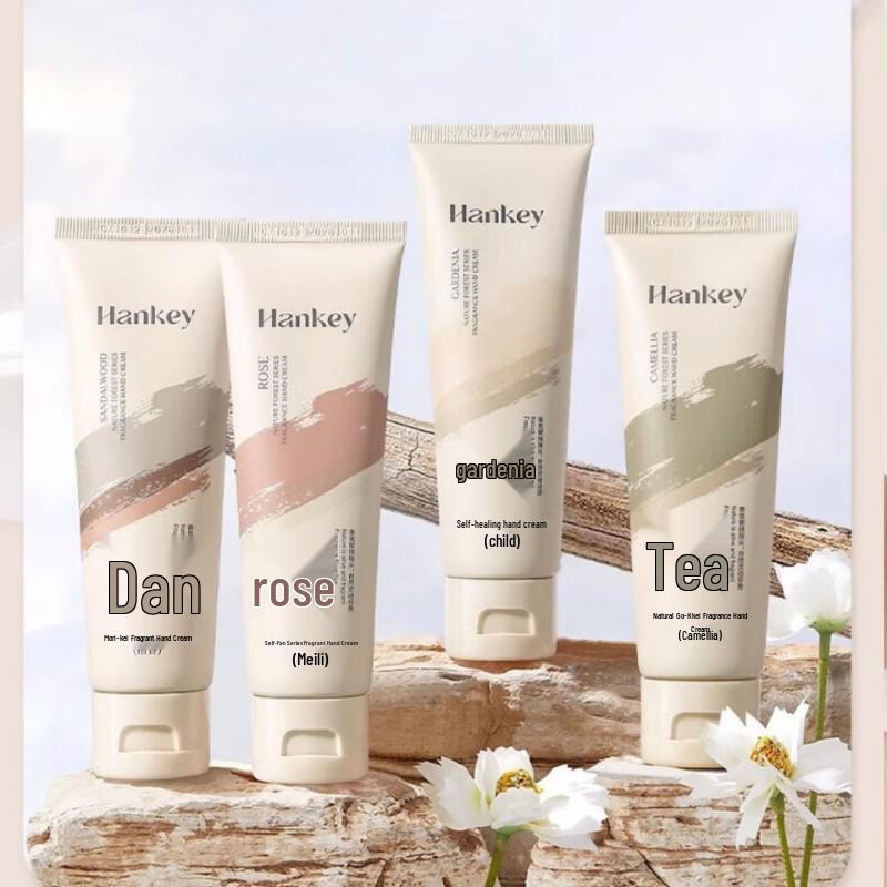 Gardenia Rose Sandalwood Hand Cream - Moisturizing, Anti-Chap, Hydrating for Students and Girls - All Seasons