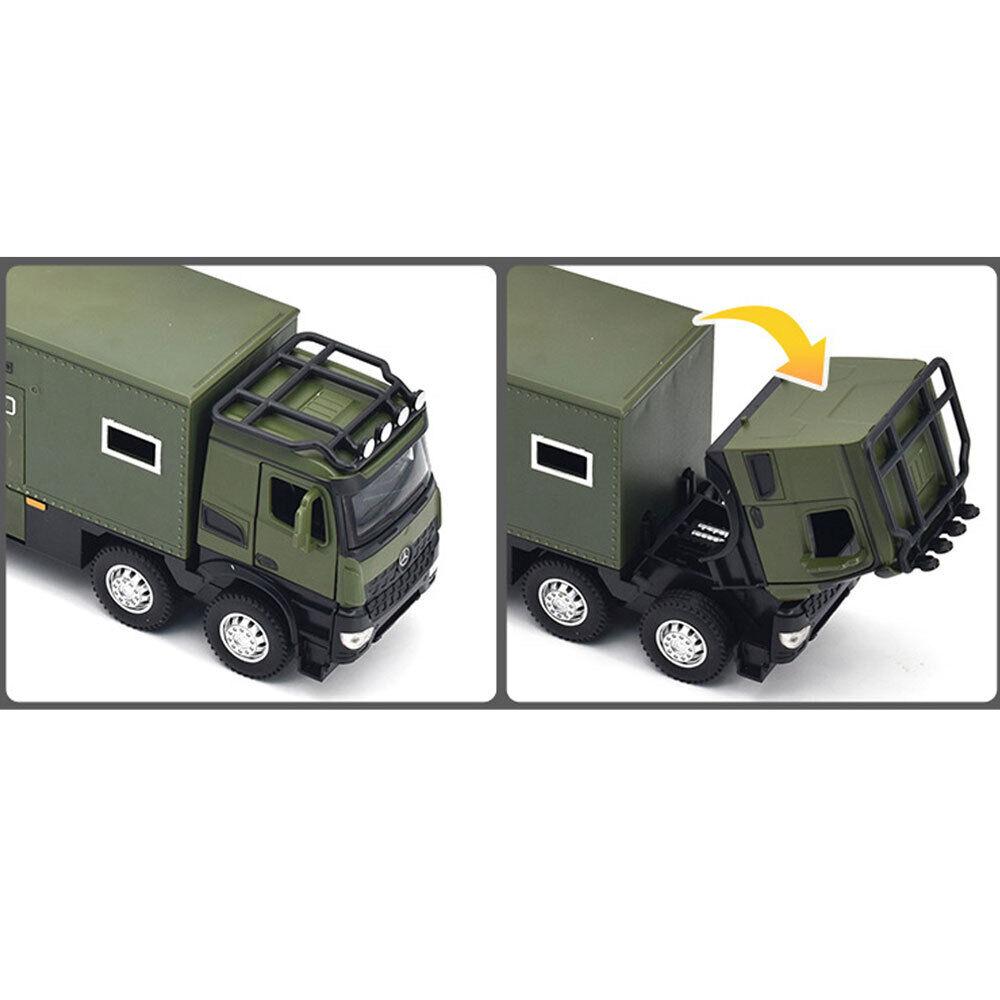 1/24 NOMADISM NAVIGATOR Benz 8X8 Alloy Die Cast Toy Car Model Sound and Light Children's Toy Collectibles Birthday Gift