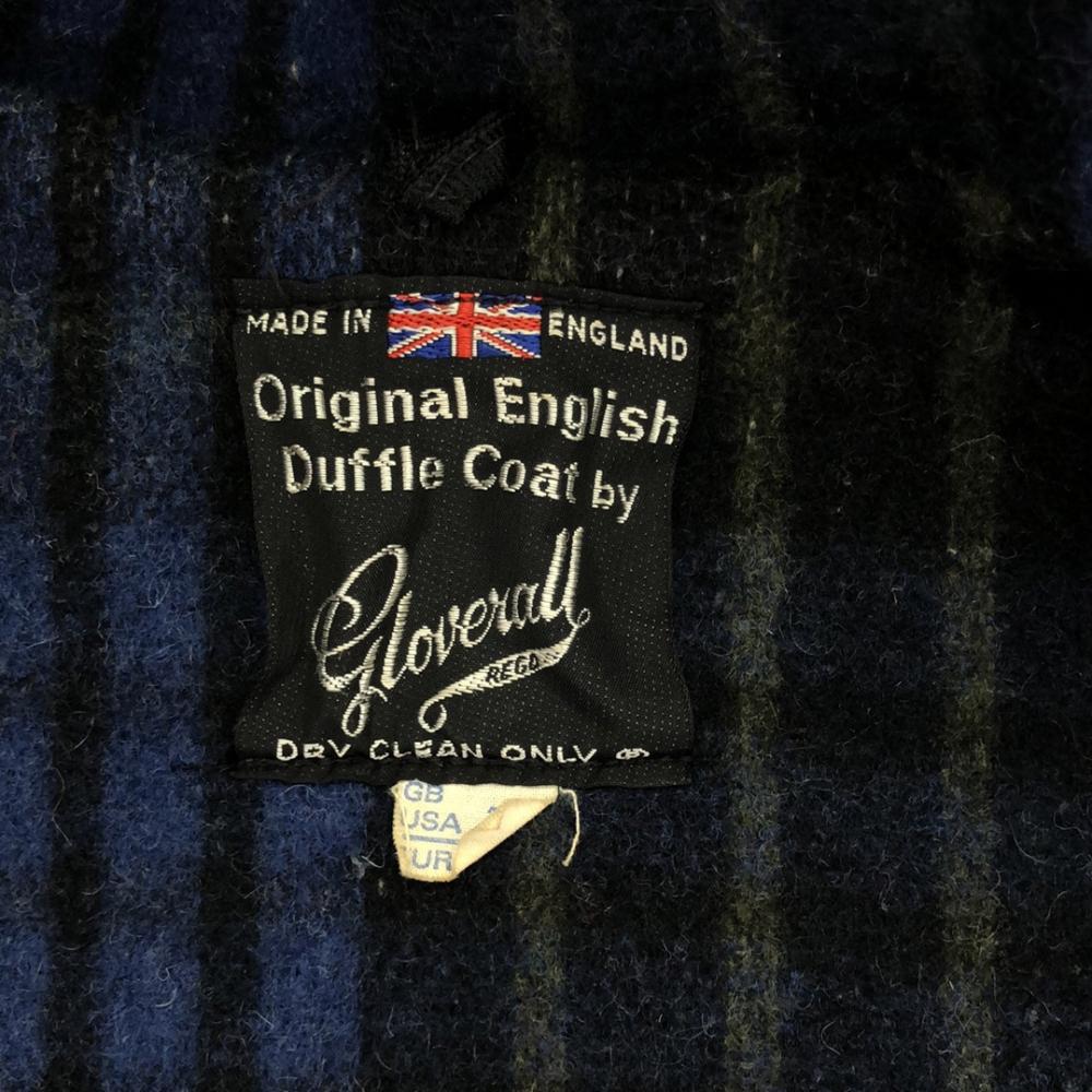 Gloverall 60. léta 70. léta Vyrobeno v Anglii Vintage Duffle kabát 38 šedý Dámský Použitý