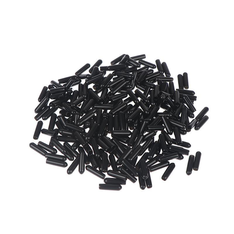 200 Pezzi Protezioni Filettate per Tubi in Plastica Tappi Terminali a Vite in Gomma PVC Resistente Coperchi Mozzo per Raccordi Hardware