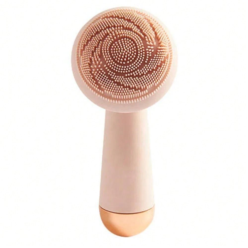 Electric Silicone Brush Facial Brush Skin Massager Wireless Charging Cleansing Waterproof  Vibration Beauty Instrument Care