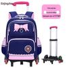 Xinjingzhou Abnehmbarer Kinder-Trolley-Schulrucksack