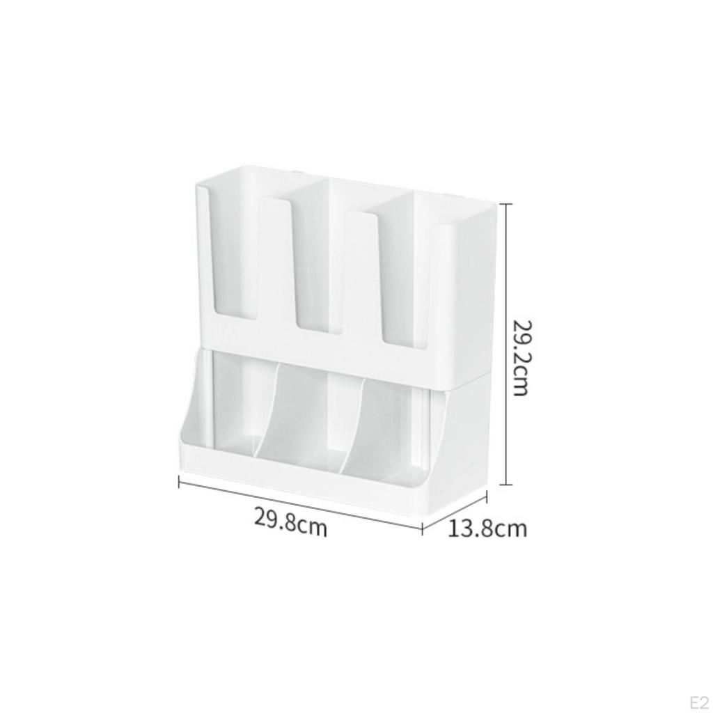 Coffee Bar Organizer 2Tier Station Countertop Cup Holder with Compartments for