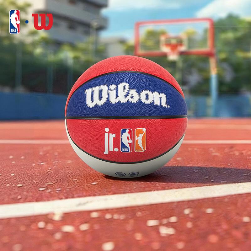 Wilson JR NBA Lightweight Red Blue Size 5 Basketball