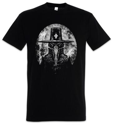 PLAGUE DOCTOR I T-SHIRT The Black Death Medicine Cure Mask