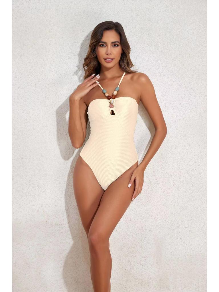 2024 Women's One-Piece Swimsuit: Slimming, Sexy, Sun Protection, Belly Covering, Gauze Skirt Bikini Set