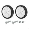 2 Pieces Air Compressor Caster Wheels for Trolleys and Workbenches with Accessories