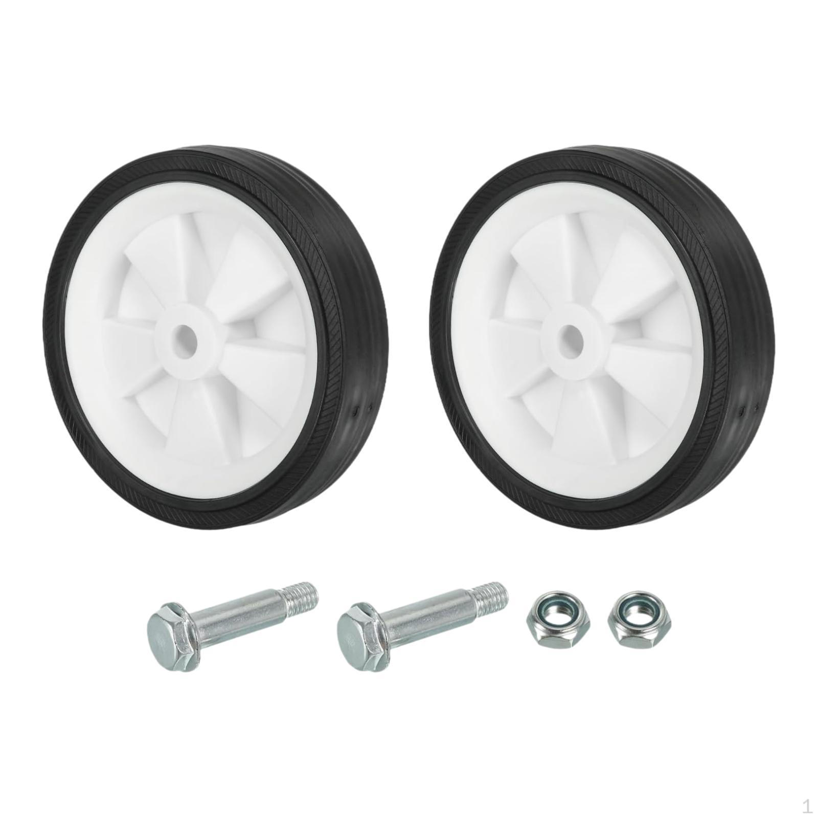 

2 шт. Колеса для воздушного компрессора, бесшумные промышленные ролики, износостойкие белый