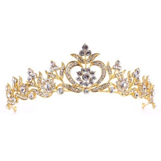 Wedding Bridal Princess Austrian Crystal Prom Hair Tiara Crown Veil Headband 1 pc