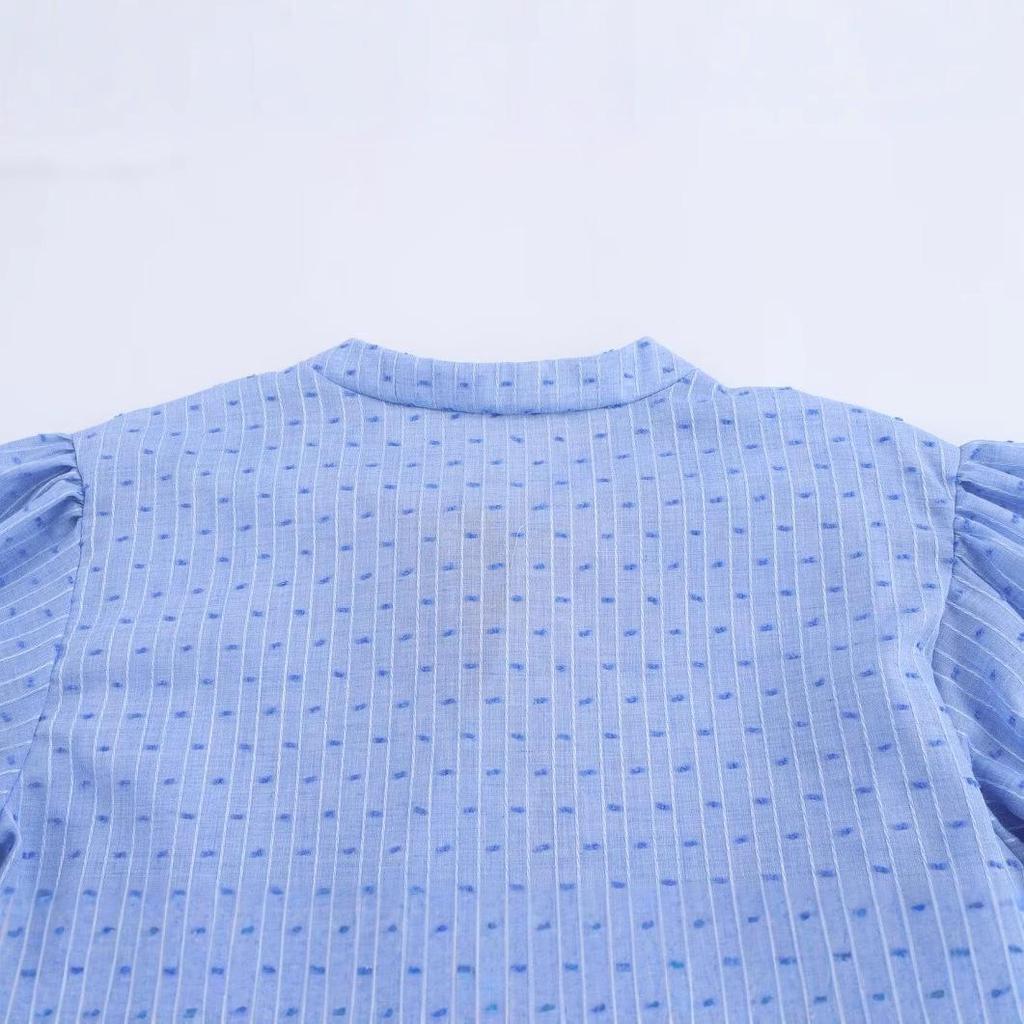 Primăvara 2025 Top versatil cu mânecă lungă pentru femei, stil european și american la modă