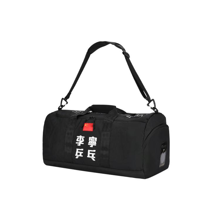 New LiNing Fabric Training Bag Handbag Regular Unisex Black ABLS025-1