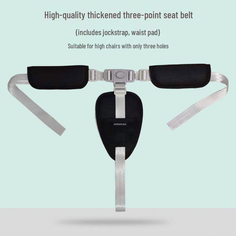 Uniwersalne pięciopunktowe pasy bezpieczeństwa do krzesełek dziecięcych i wózków spacerowych