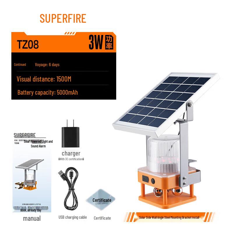 Smart Solar Ultrasonic Bird Repellent with Warning Light