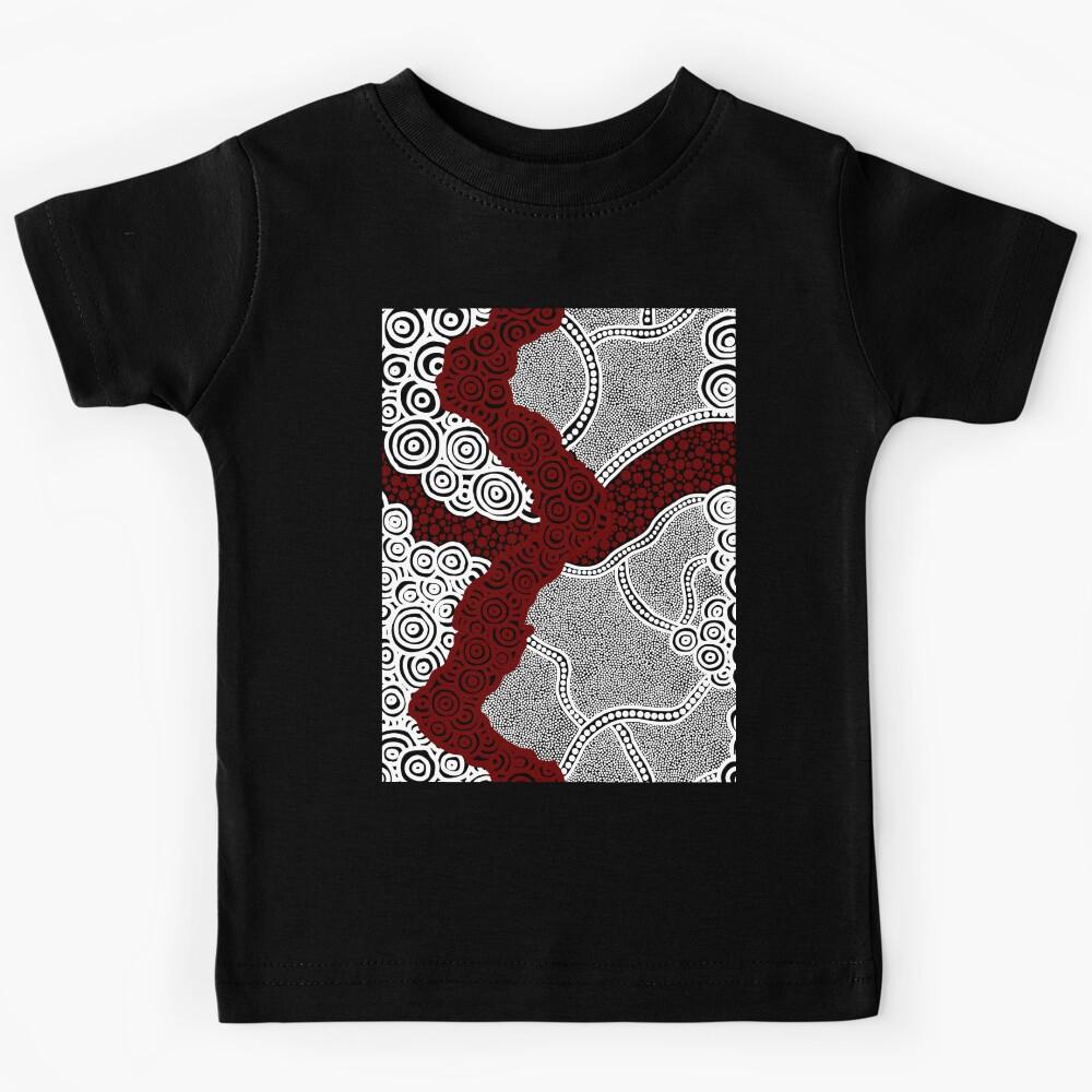 Authentic Aboriginal Art - Kids T-Shirt 110