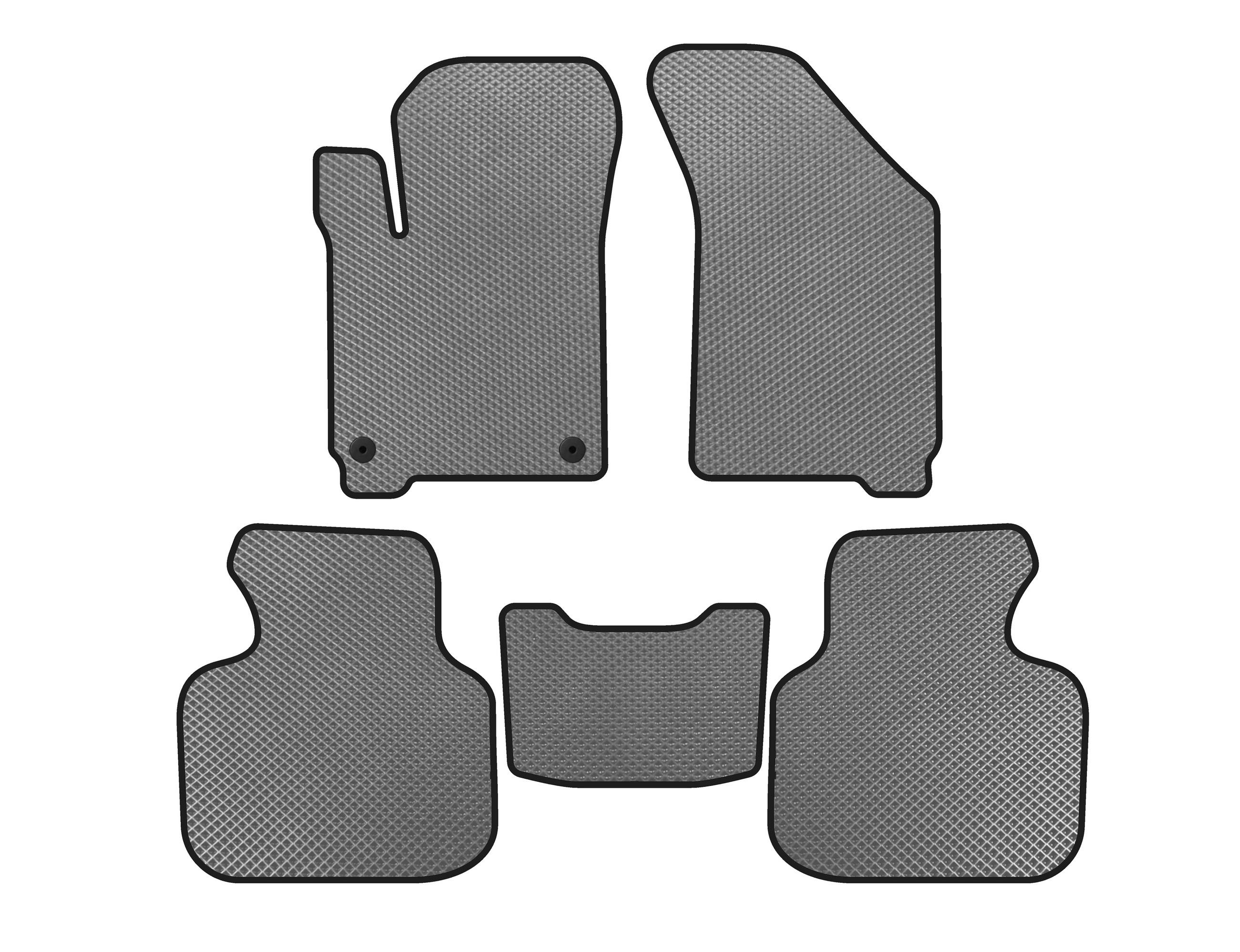 

EVA mats (2011-2020, 7-seater, Grey) for Dodge Journey 2008-