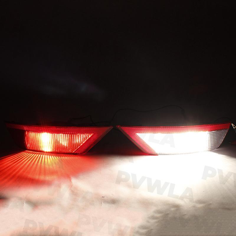 For Ford Focus 2008 2009 2010 2011 2012 Left Side Rear Bumper Reflector Light Lamp With Halogen Bulbs Car accessories