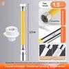 Stainless Steel Adjustable Faucet Tube for Enhanced Water Flow in Contemporary Bathroom Design