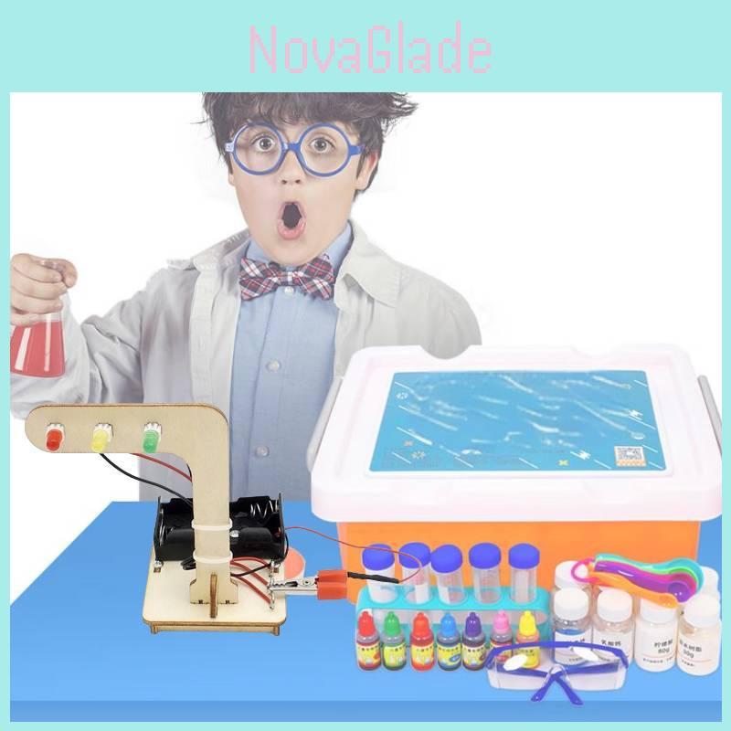 Educational Traffic Signal Light Diy Toy Kit For Kids Wooden Material Customizable Stem Science Experiment