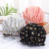 Double Hair Cap Waterproof Head Cover Reusable Shower Cap  Shampoo Hair Bath Makeup