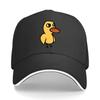 Cute Yellow Duck LED Neon Sign Home Decor Hip Hop Hat Fashion Outdoor Sports Sandwich Baseball Cap