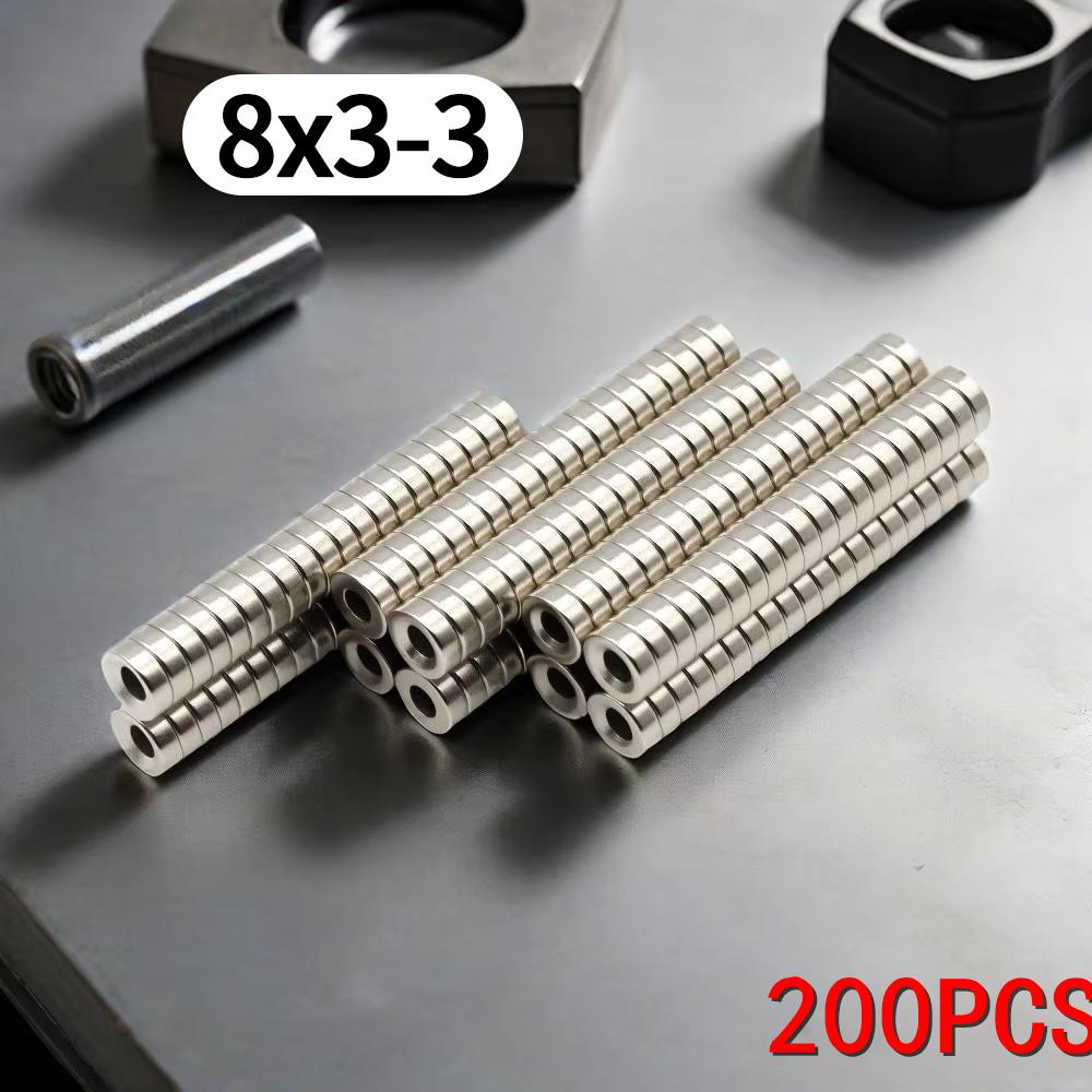 8x3-3mm Magnete Kühlschrankmagnete für DIY Büro Whiteboard Werkstatt Geeignete Werkzeuge Zuhause Arbeitsplatz, Etc