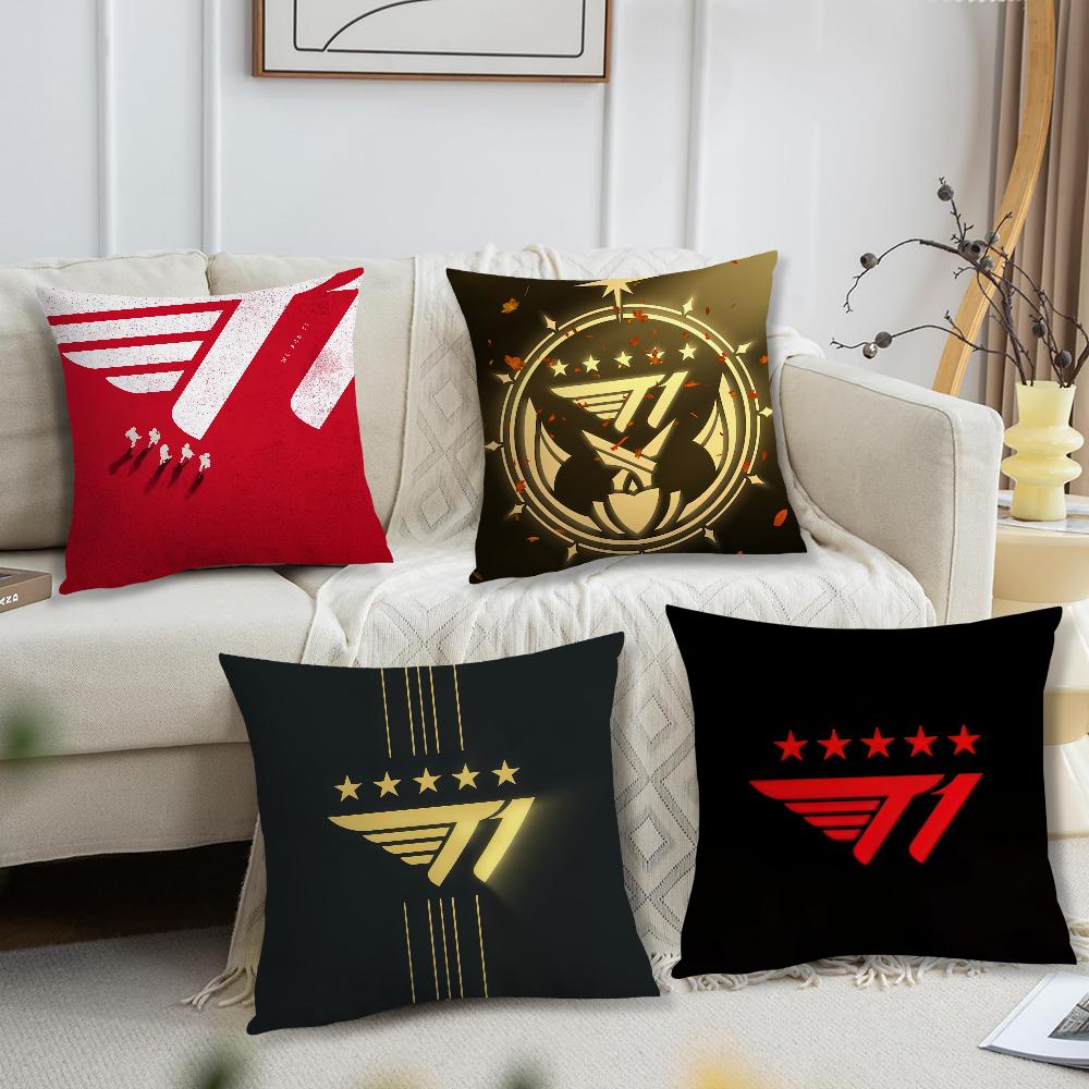 Faker SKT TT1 Cool Cushion Cover Living Room Accent Couch Back Support Square Lounge Restful Nap Companion Pillow Case