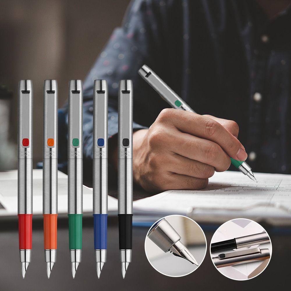 MAJOHN B25 Metall-Füllfederhalter F-Feder Füllfederhalter Pik-Kriegsgott Füllfederhalter Geschenk für Schüler