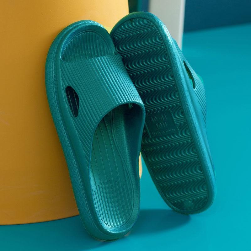 Summer stepping on shit slippers women's new eva indoor home couple non-slip bathroom massage cool slippers men