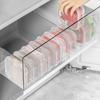 6pcs Refrigerator Organizer Plastic Storage Box with Lid for Fridge Kitchen Storage Keep Your Refrigerator Organized