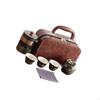 Set da tè da viaggio con elegante borsa da trasporto