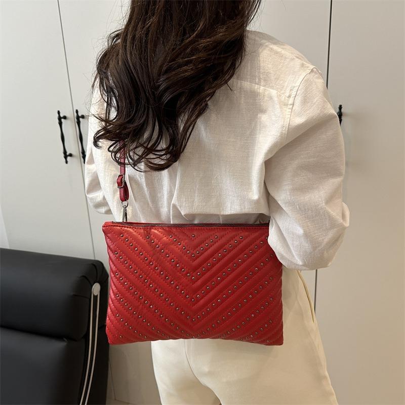 Oblique Span Envelope Women's Large Bag Casual Retro Fashion Messenger Small Square Bag New Personalized Women's Shoulder Bag