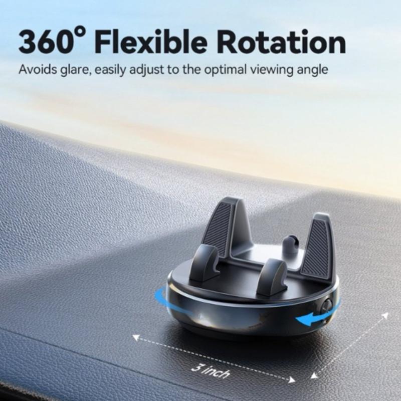 Car Dashboard Mounted Phone Stand Universal Phone Mount Holder Stand Angle Adjustable Holder Adhesive Automotive Cradles