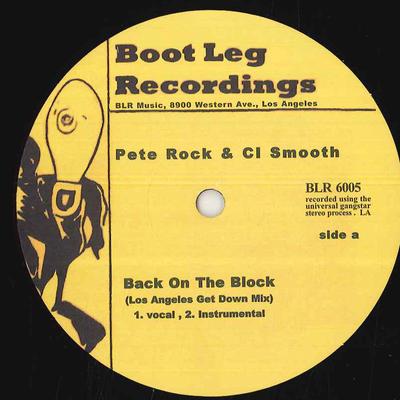 12inch Record PETE ROCK & C.L. SMOOTH / THES ONE, - Back On The Block / Rhymin' With Th BLR6005 Boot Leg Record 2001 US Rap & Hip-Hop/R&B Used