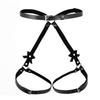 Leather Waist Chain Belt - Versatile Erotic Accessory for Women, Sexy Hollow-Out Decoration & Restraint Corset