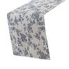 Blue Florals Print Cotton Linen Tablecloth Farmhouses Dining Decoration Washable Sturdy Multiple Size