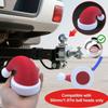 Christmas Hat Trailer Hitch Ball Cover 3D Printed Trailer Hitch Cover Cap Funny Trailer Hitch Cover Christmas Gift