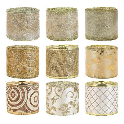 Silk Satin Ribbon for Christmas Decorations and Gift Wrapping