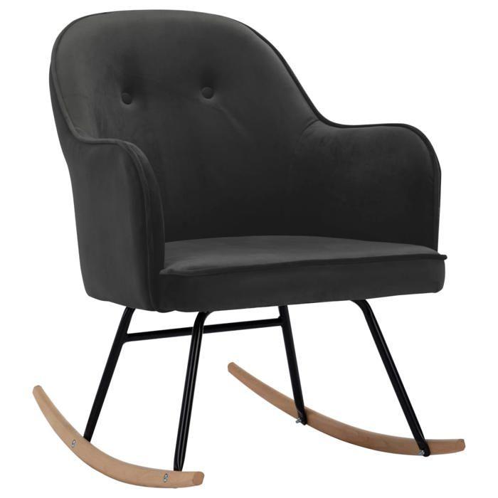 VidaXL Chaise à Bascule Fauteuil à Bascule de Salon Meuble de Salle de Séjour Siège de Salon Maison Intérieur Patio 289900
