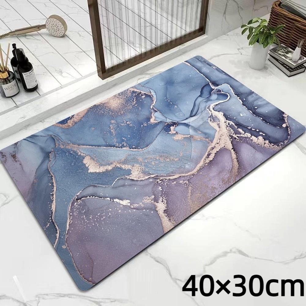 Quick Dry Kitchen Drain Mat Gilded Marble Absorbent Floor Mat New Tableware Countertop Mat