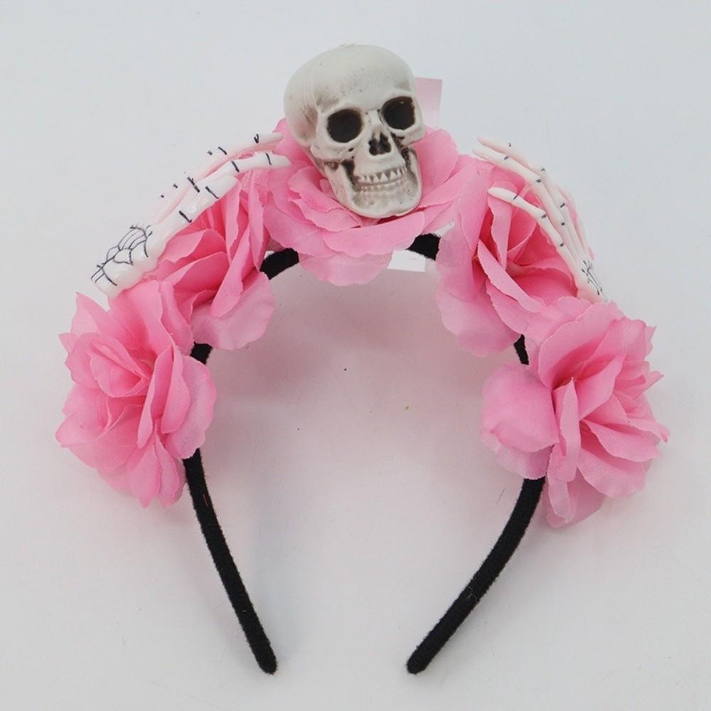 Halloween Decor Halloween Hair Hoop Exaggerated Gothic Flower Hairband  Photography Props