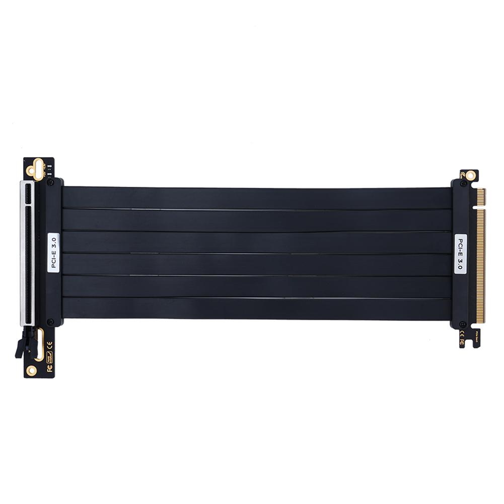 PCIe 3.0 X16 High Speed Flexible Extender Card PCI Express Gen 3 GPU Extension Cord Extension Port 90 Degree Adapter