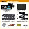 8 Parktronic Parking Sensors Kit Reversing Front and Rear Car Backup Radar Detector Backing Assistance Sound Aler AID