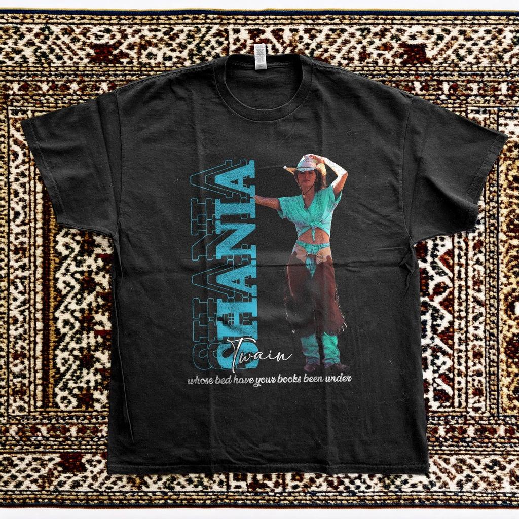HOT! Shania Twain Music Shirt Black T-shirt