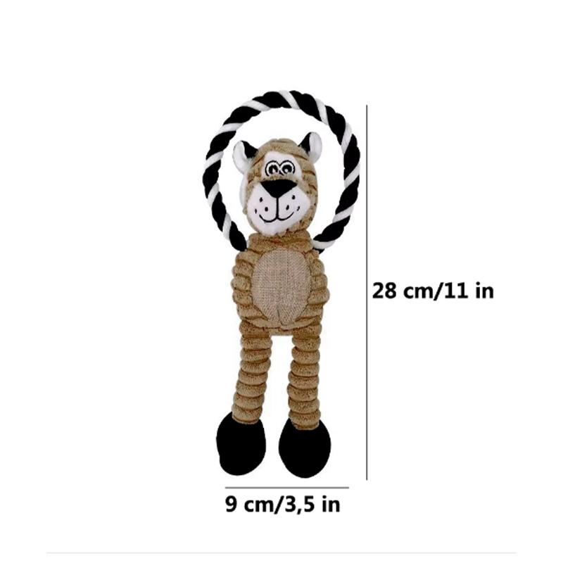 1Pcs Hund Plüsch Spielzeug Pet Quietschende Tier Spielzeug Saubere Zähne Kauen Spielzeug Pet Liefert Interaktive Spielzeug